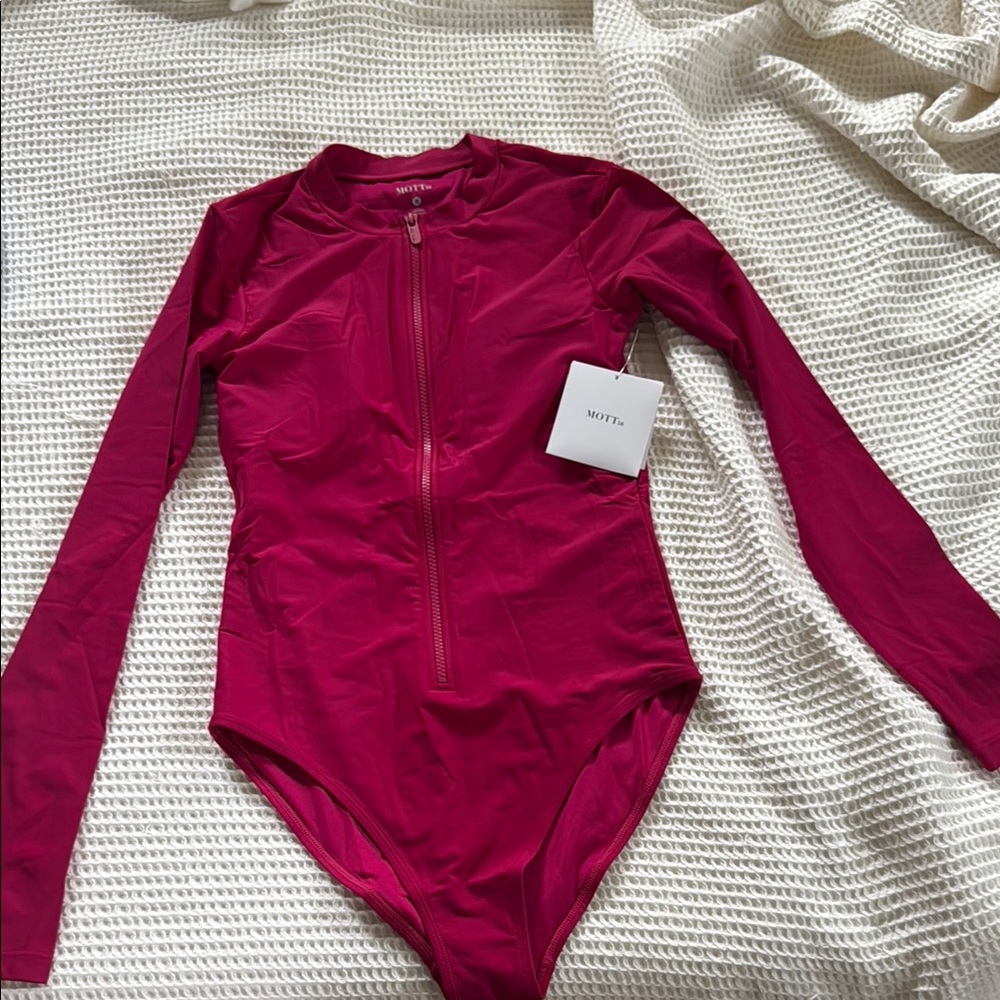 Coolibar Women's One Piece in Vibrant Pink
